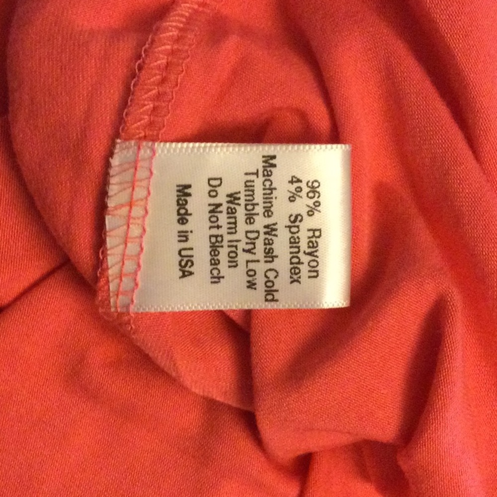Jarrett Bay Strapless Coral Stretch Maxi Dress NWT Women Medium - Picture 10 of 10